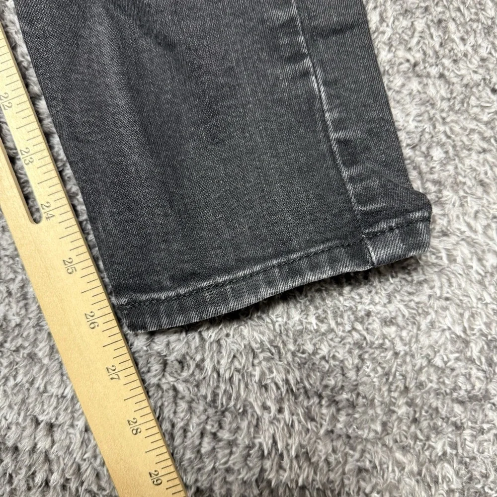 Levis 512 Jeans Men's Black Slim Fit Tapered Leg Denim Size‎ 32x30 Distressed